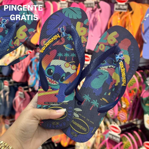 Havaianas Top Disney Stitch + Pin Stitch