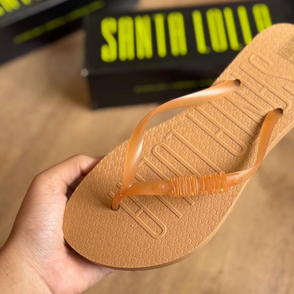 Chinelo Santa Lolla Flip Flop Soft Borracha