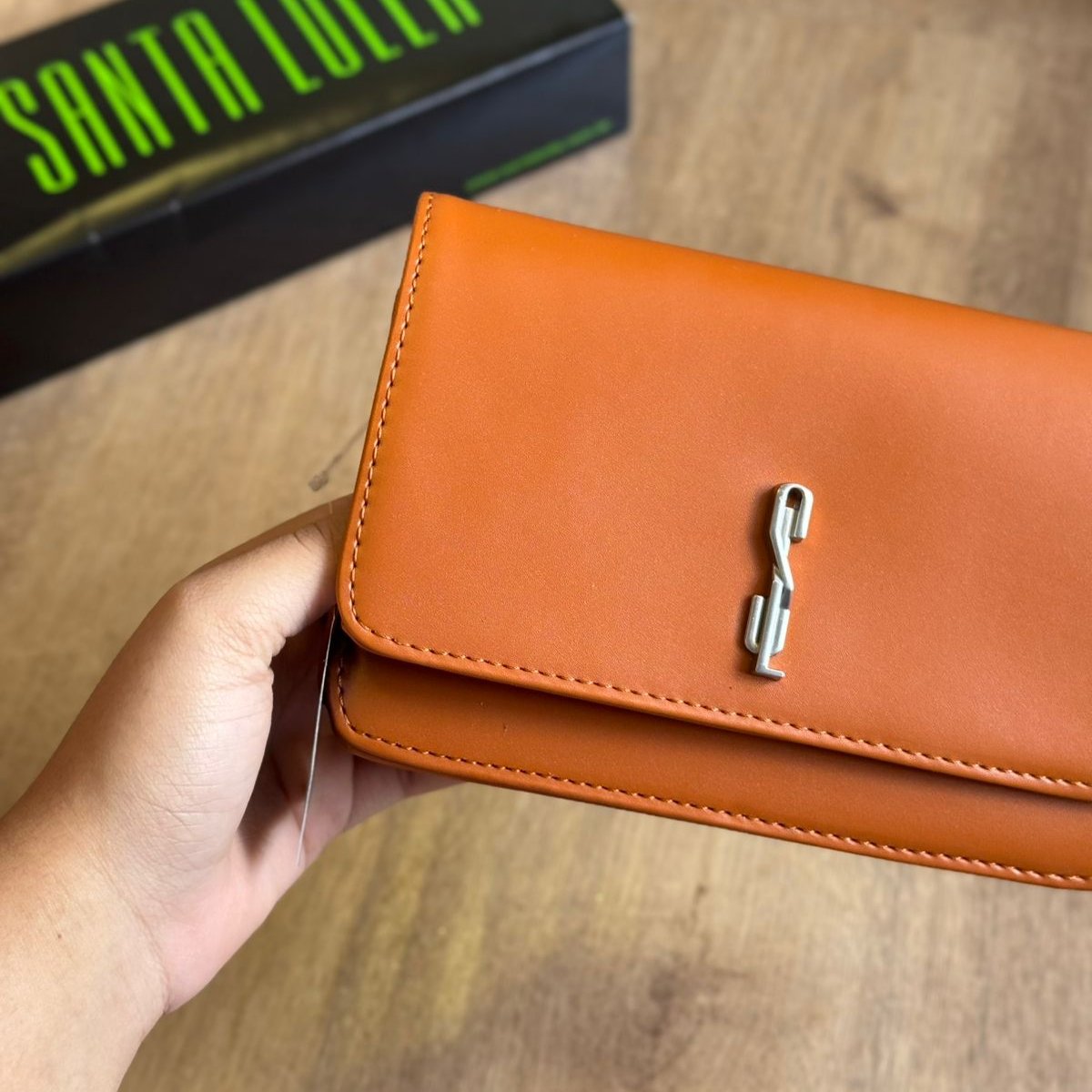 Bolsa Santa Lolla Metal Crinkle e Soft