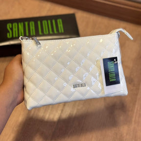 Bolsa Santa Lolla Clutch Envernizada Transversal