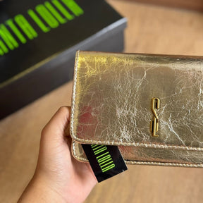 Bolsa Santa Lolla Metal Crinkle e Soft