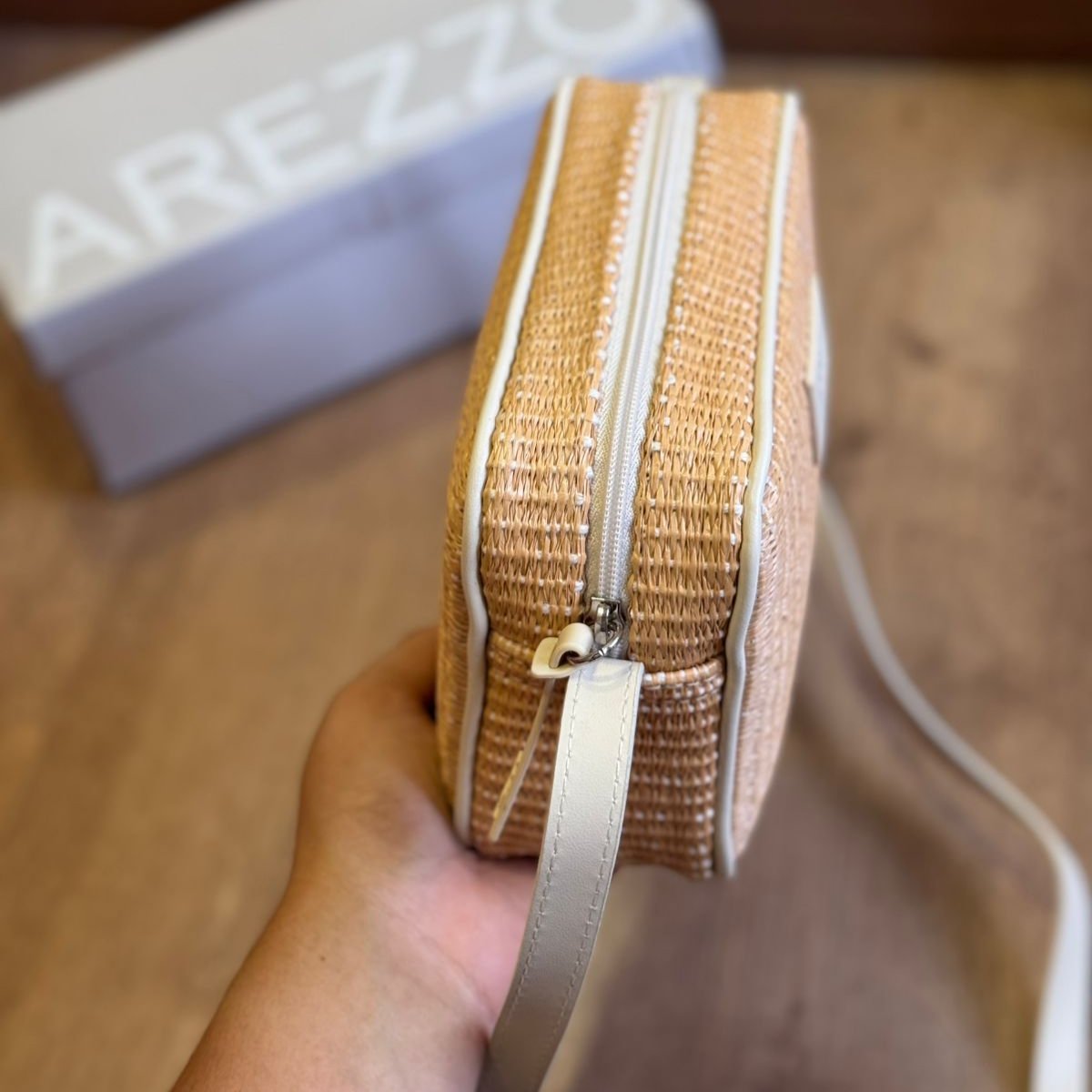 Bolsa Arezzo de Palha