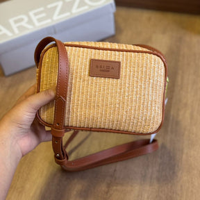 Bolsa Arezzo de Palha