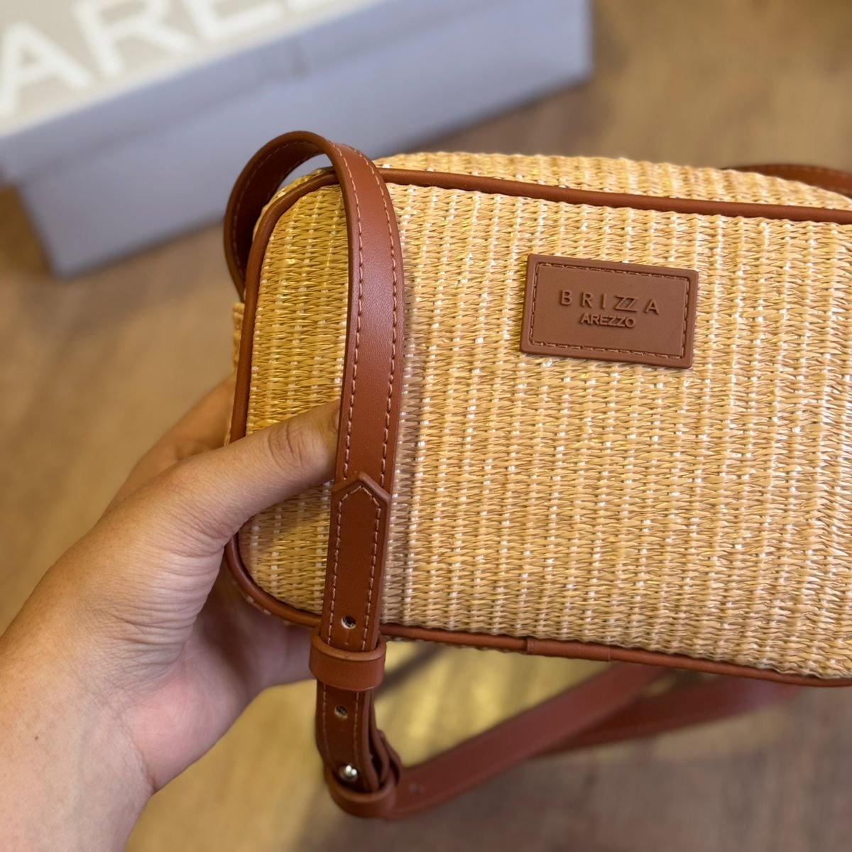 Bolsa Arezzo de Palha