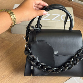 Bolsa Arezzo Satchel Média Translúcida