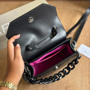 Bolsa Arezzo Satchel Média Translúcida