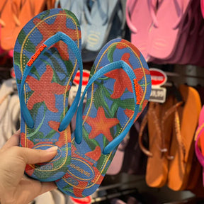 Havaianas Slim Tropical Turquesa