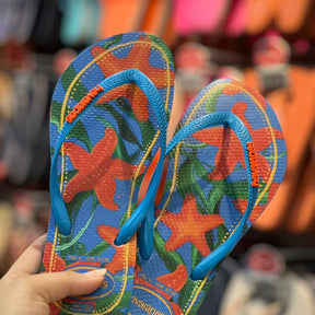 Havaianas Slim Tropical Turquesa