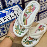 Sandália Farm Katita Tropical Branco