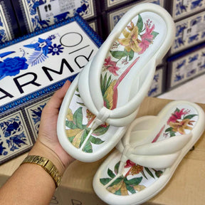 Sandália Farm Katita Tropical Branco