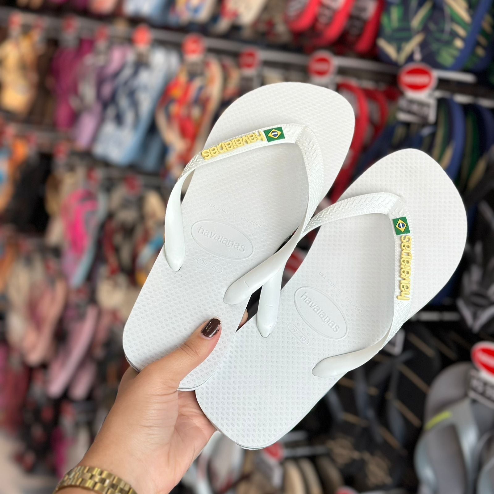 Havaianas Brasil Logo + Placa Logo Colorida - Imagem 7