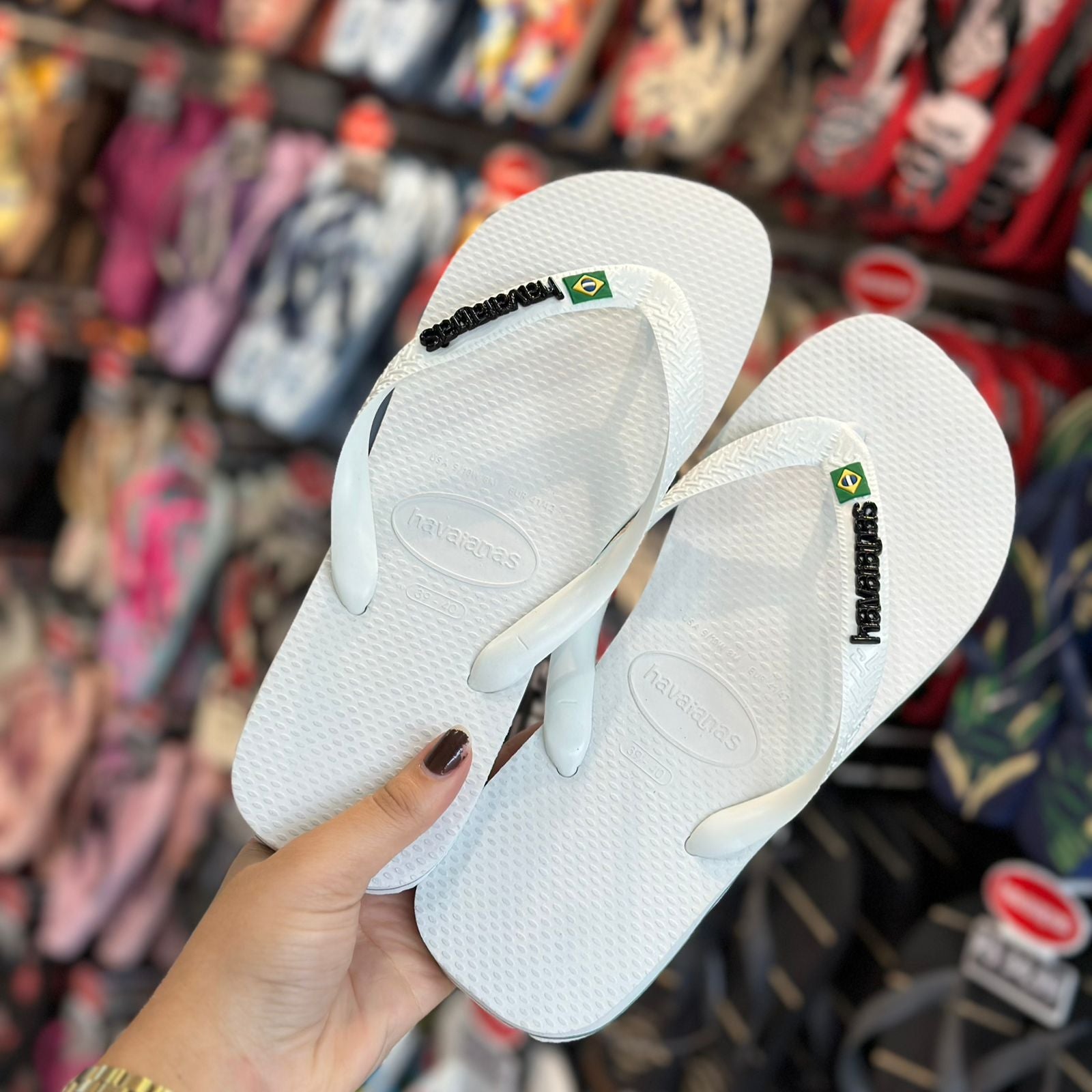 Havaianas Brasil Logo + Placa Logo Colorida - Imagem 5