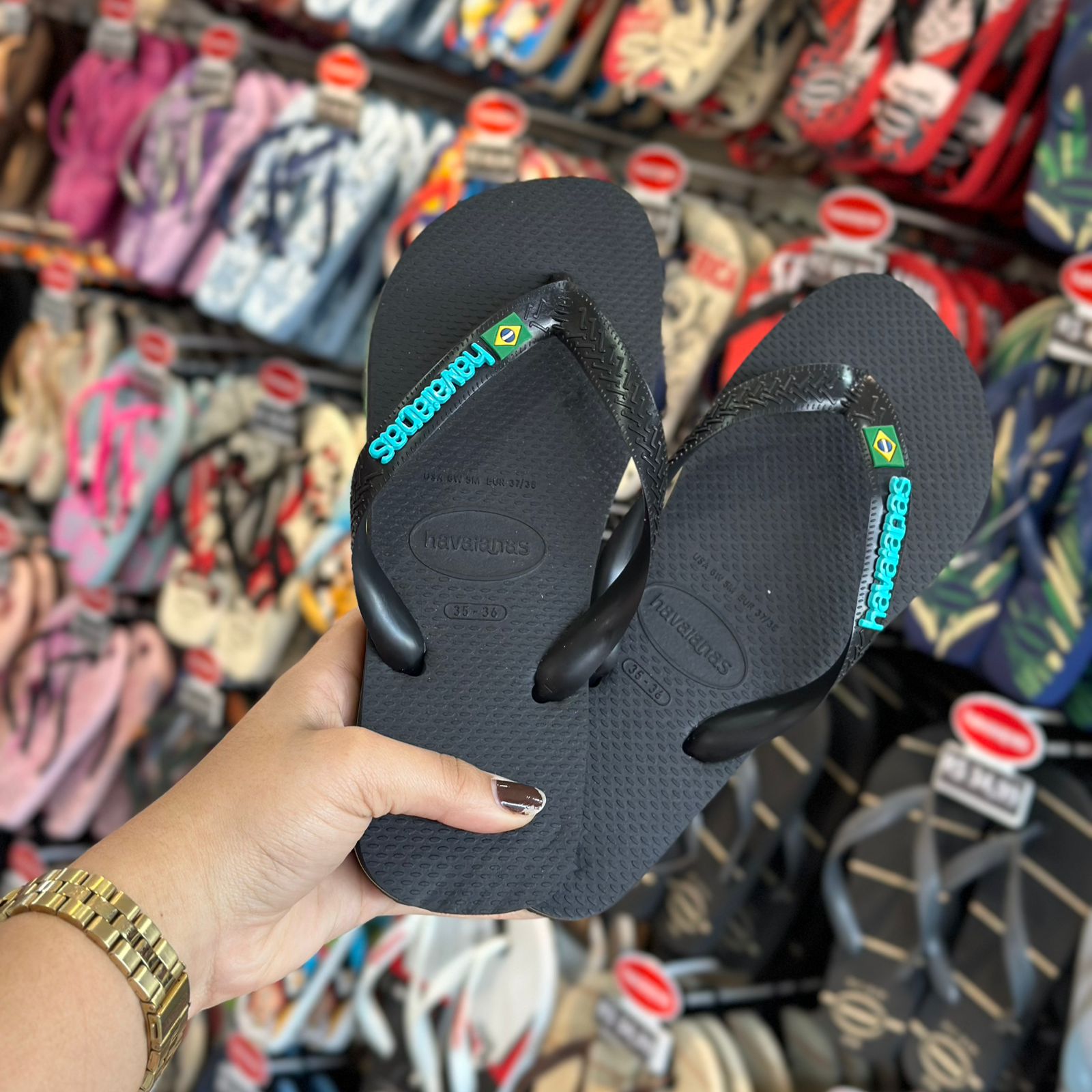 Havaianas Brasil Logo + Placa Logo Colorida - Imagem 19