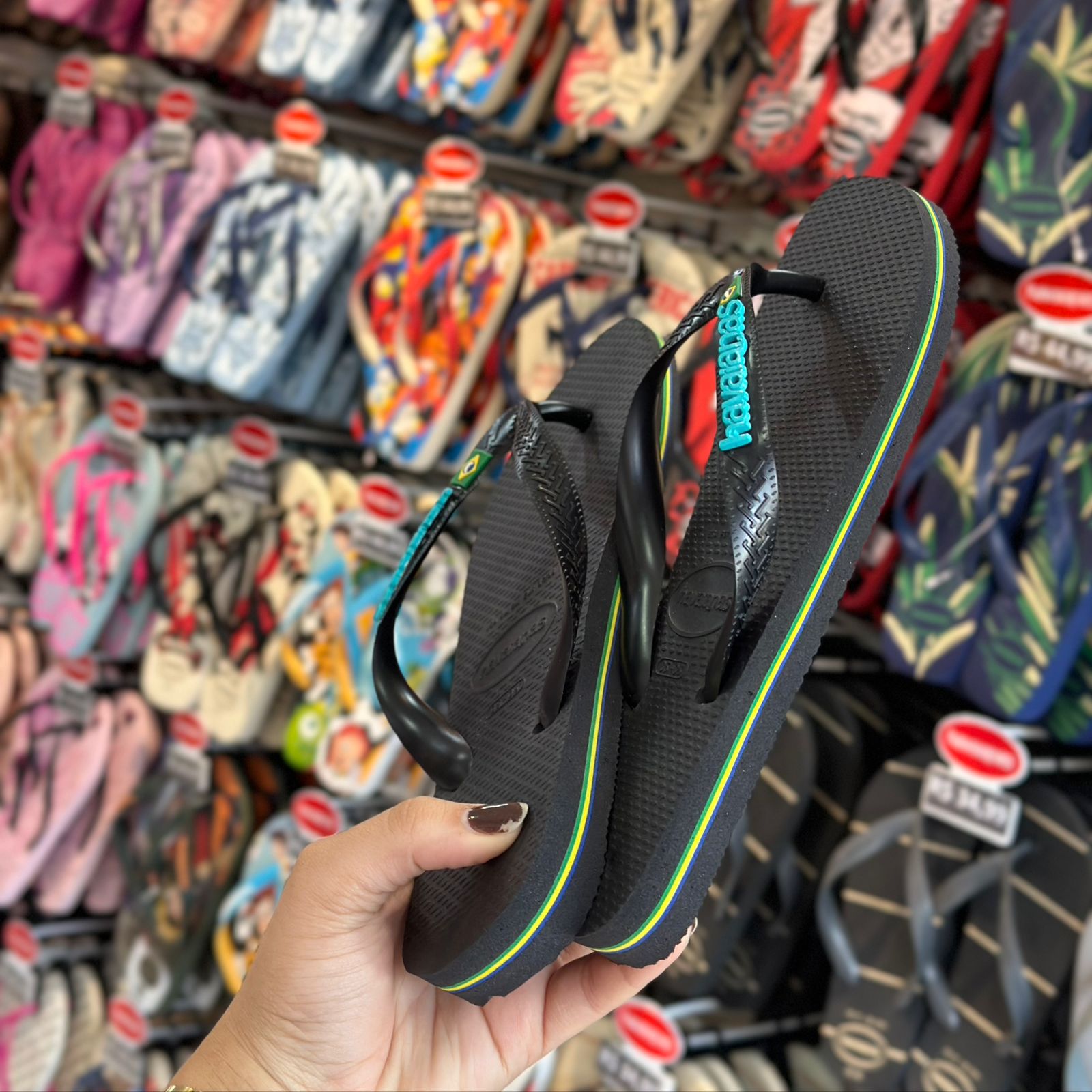 Havaianas Brasil Logo + Placa Logo Colorida - Imagem 20