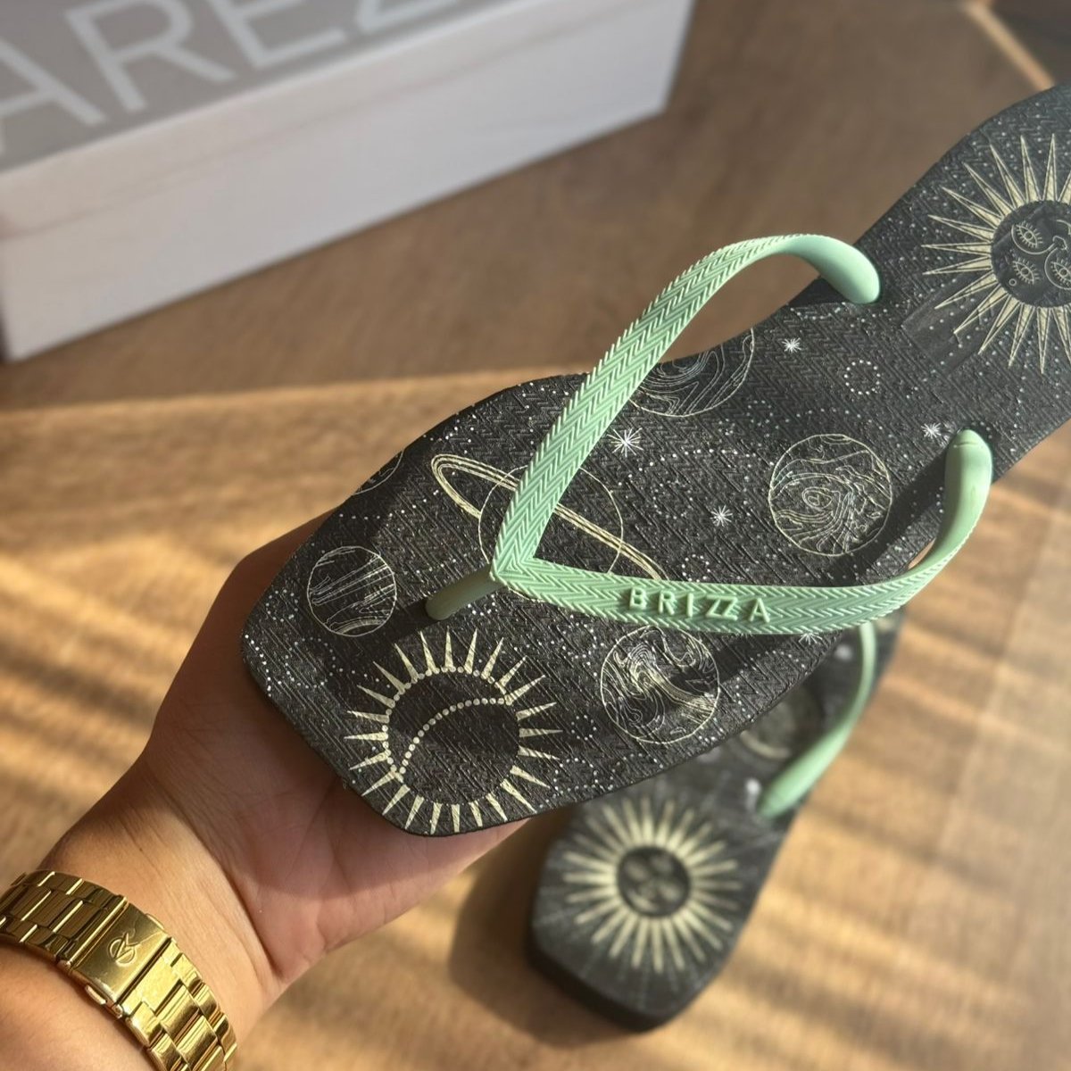 Chinelo de Dedo Jelly Arezzo Brizza - Imagem 5