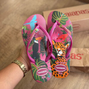 Havaianas Slim Summer Bliss + Pin Tucano e Coqueiro